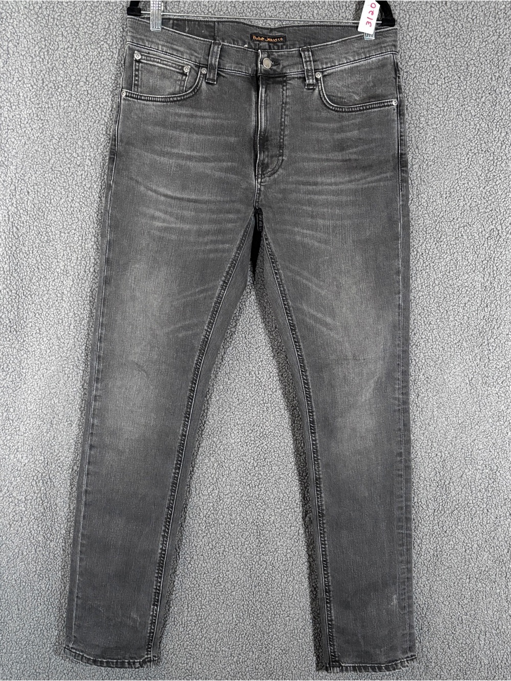 Nudie Lean Dean Slim Tapered Jeans - Men's Size 32*32 - Mono Gray